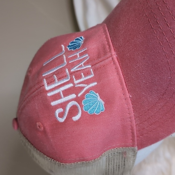 SHELL YEAH 💕 Beach TRUCKER HAT Adjustable Snap Back CLASSIC - Picture 2 of 10